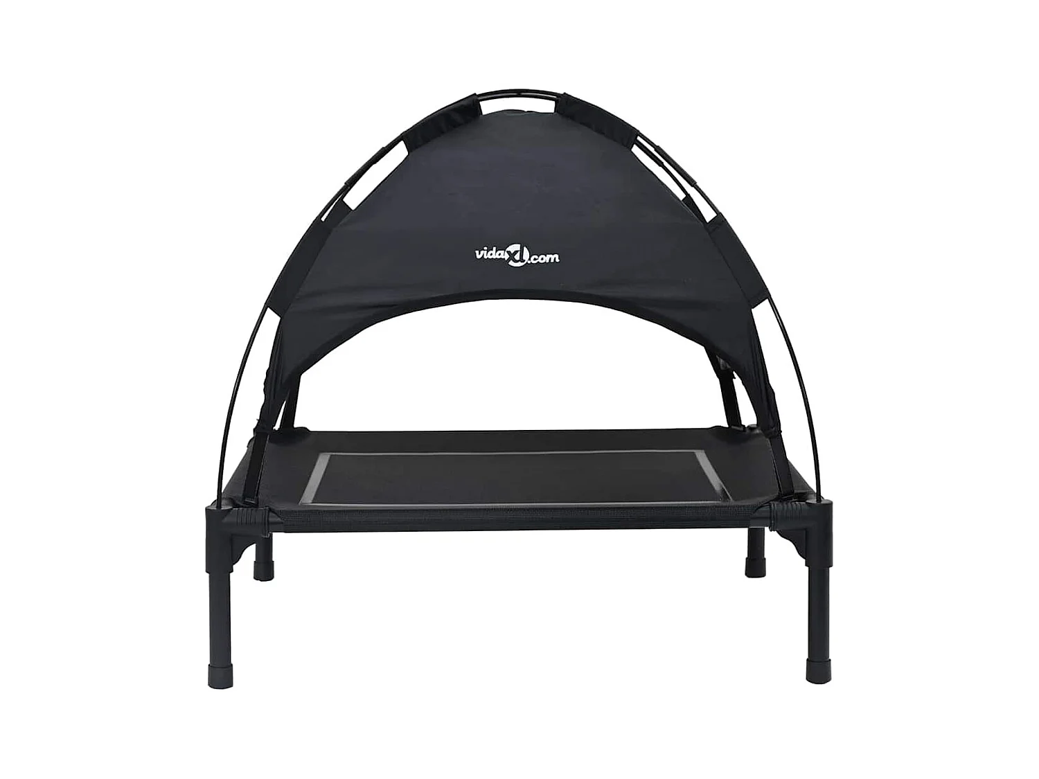 Lit pour Chien Noir m Acier