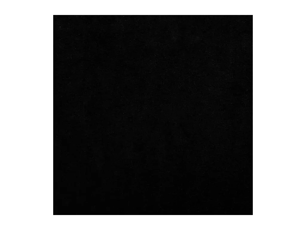 Lit pour chien noir 70x52x30 cm velours