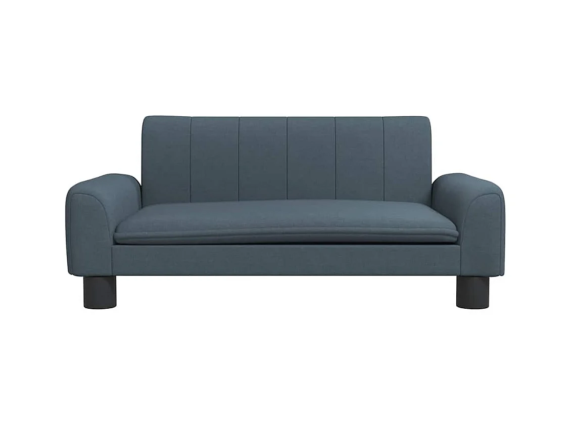 Lit pour chien gris foncé 70x45x30 cm tissu