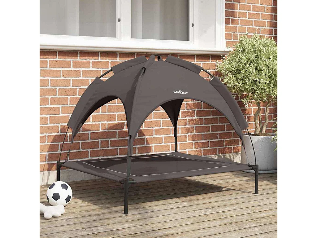 Lit pour Chien Marron l Acier