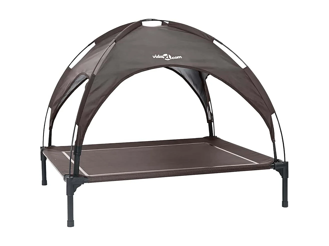 Bruin stalen hondenbed