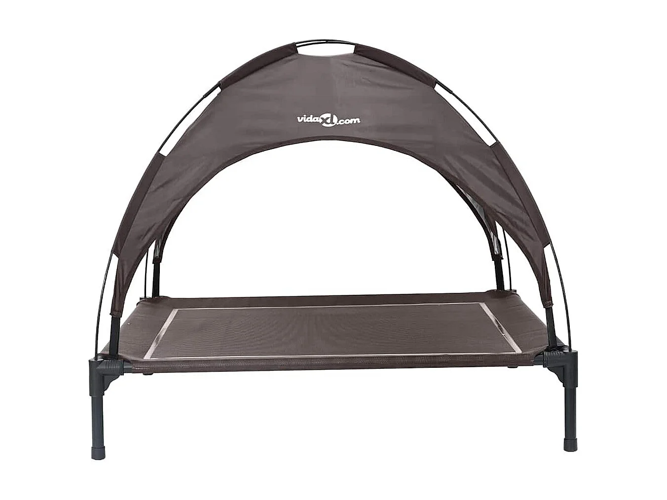 Bruin stalen hondenbed