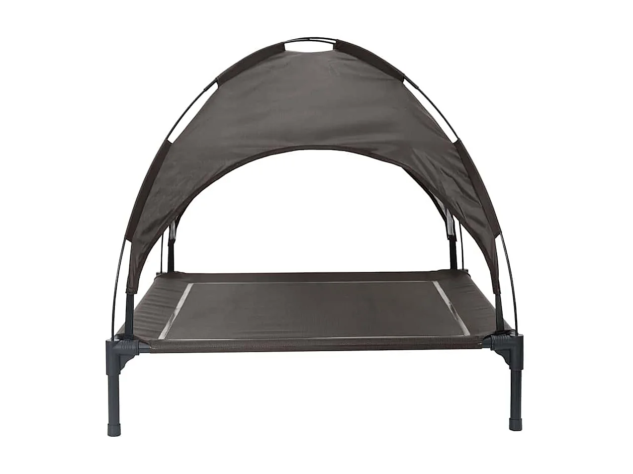 Bruin stalen hondenbed