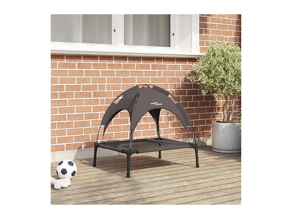 Lit pour Chien Marron s Acier