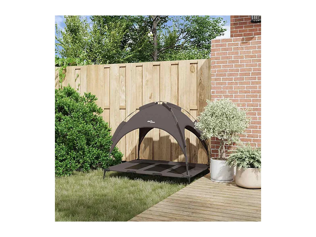 Lit pour Chien Marron xl Acier