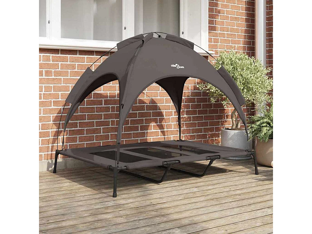 Lit pour Chien Marron xl Acier