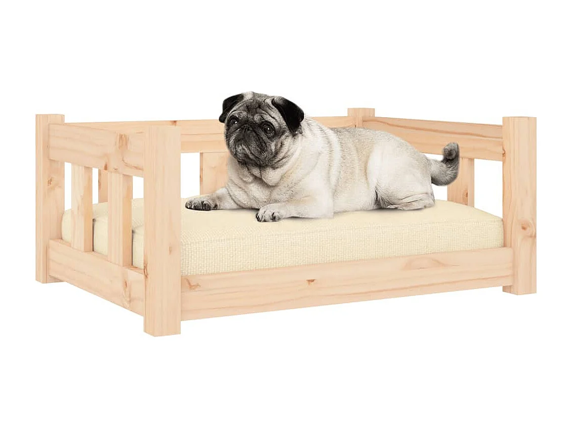 Letto per cani 65,5x50,5x28 cm Legno massello di pino