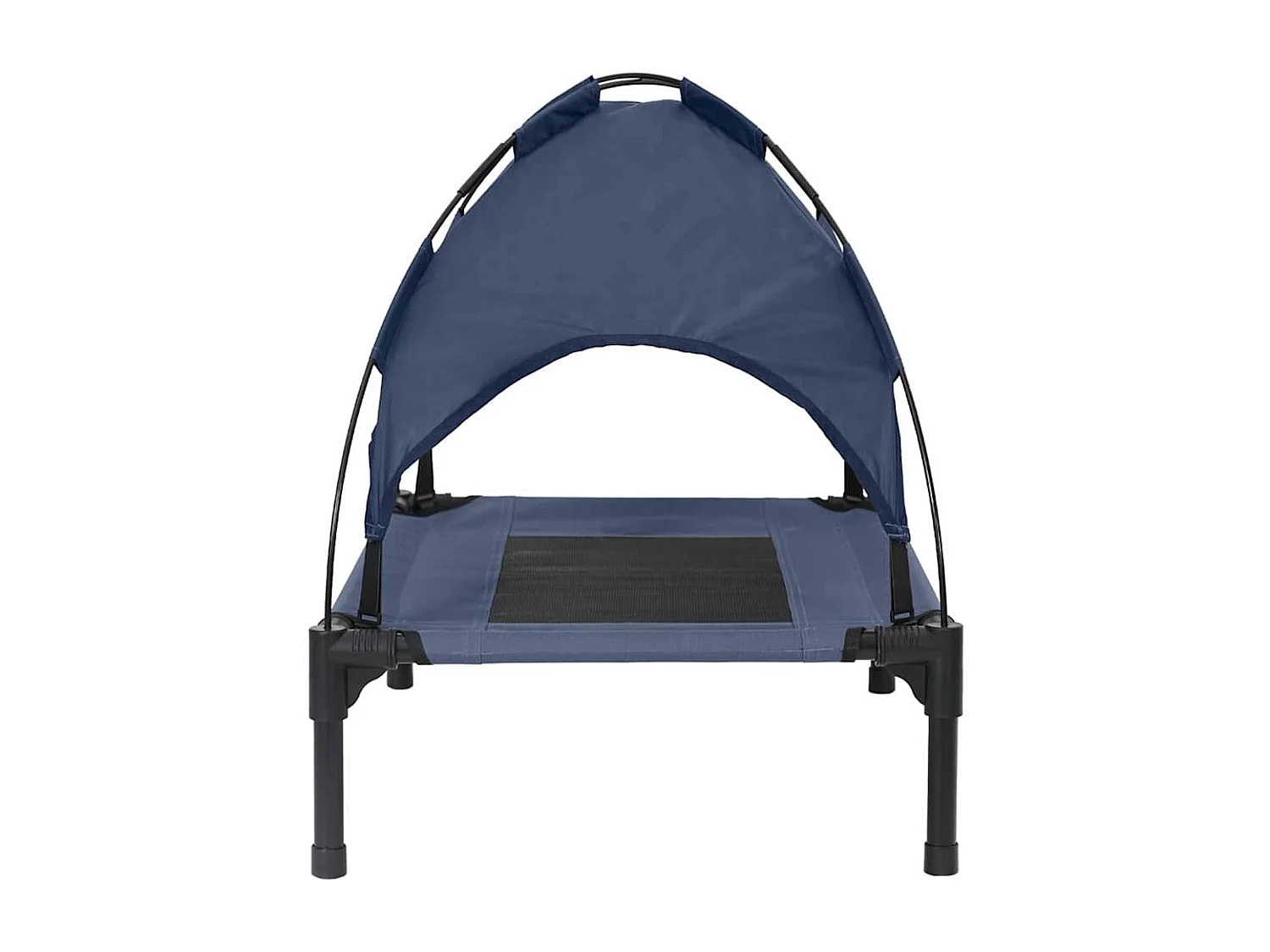 Letto per cani blu navy in acciaio
