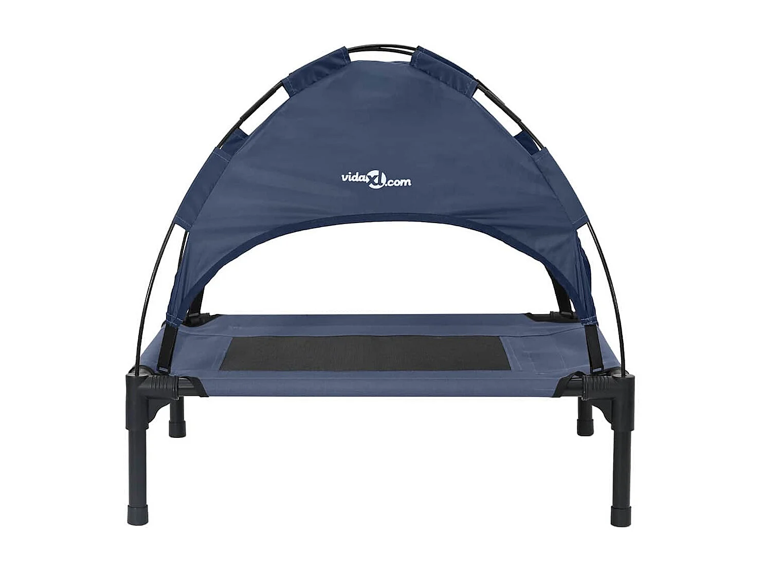 Marineblauw hondenbed m staal