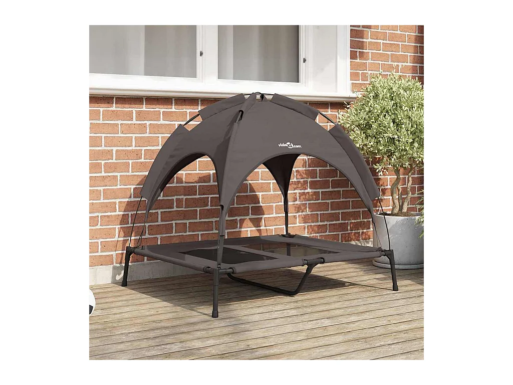 Lit pour Chien Marron l Acier