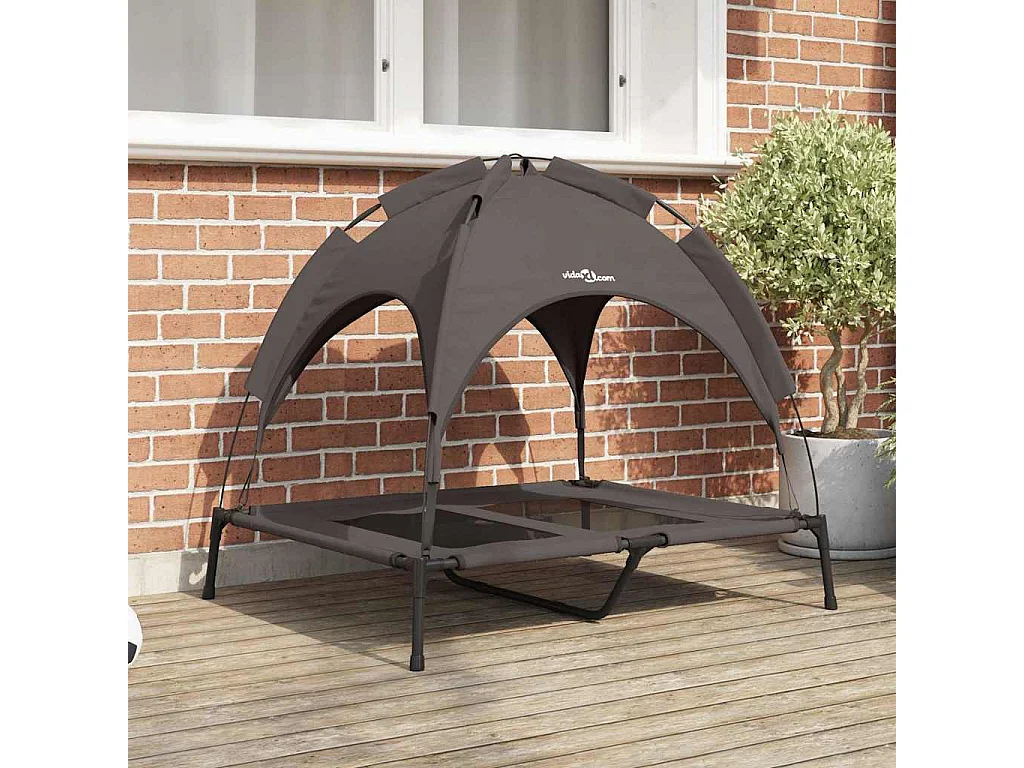 Lit pour Chien Marron l Acier