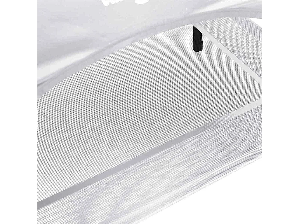 Cama para perros de acero gris plateado