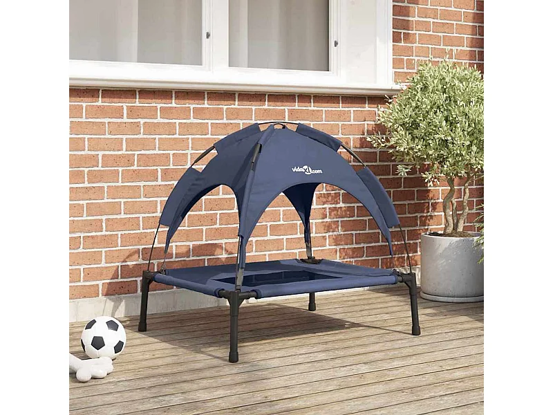 Letto per cani blu navy l acciaio