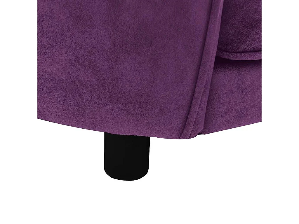 Canapé pour chien Bordeaux 69x49x40 cm Peluche