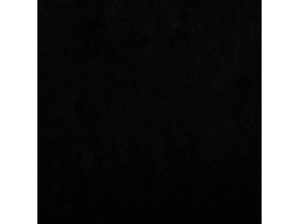 Lit pour chien noir 70x48x22 cm velours