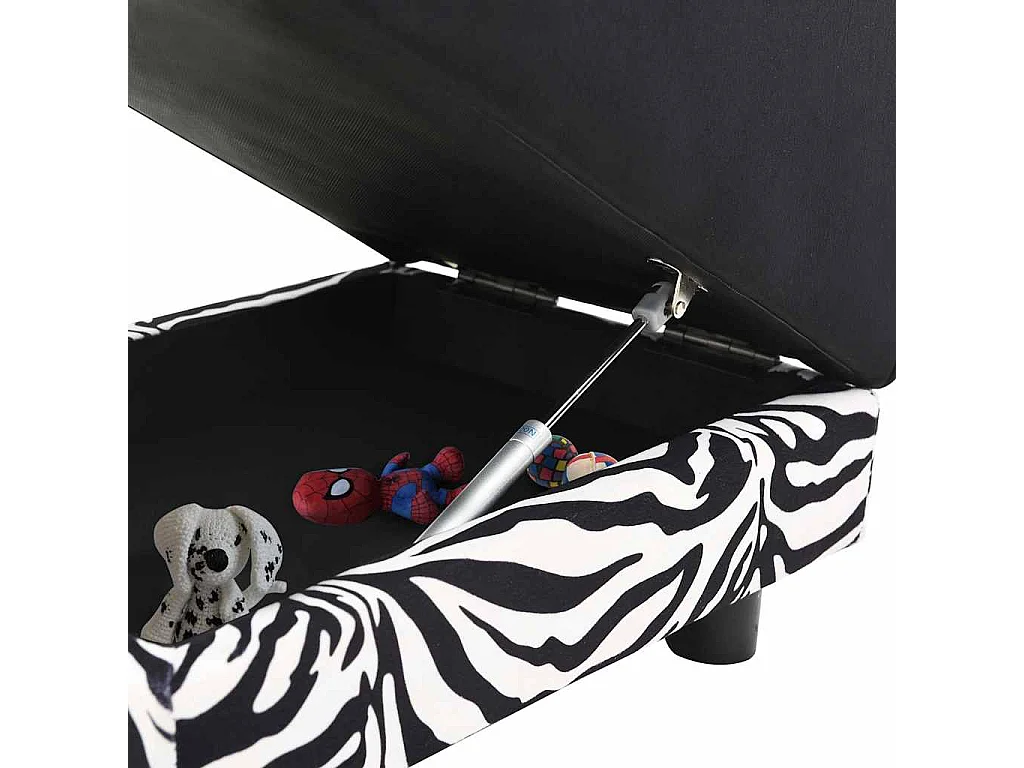 Hondensofa Zwart 57x34x36 cm Pluche