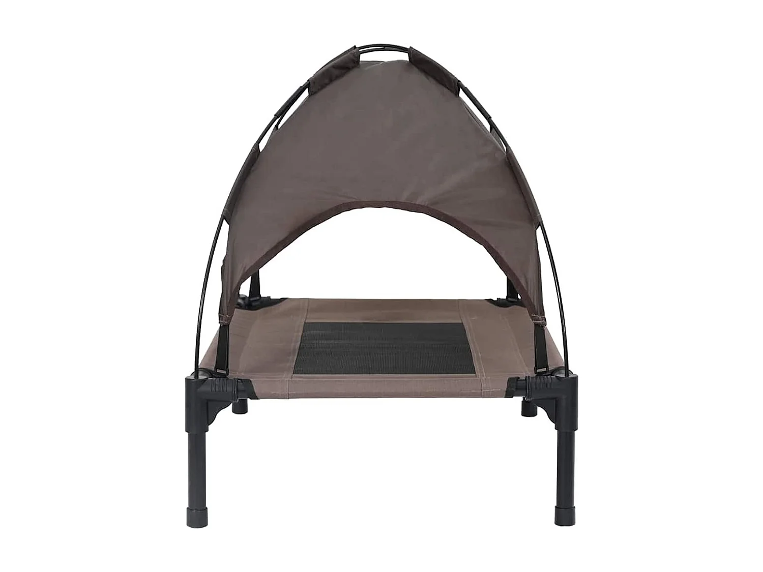 Cama para perros marrón de acero