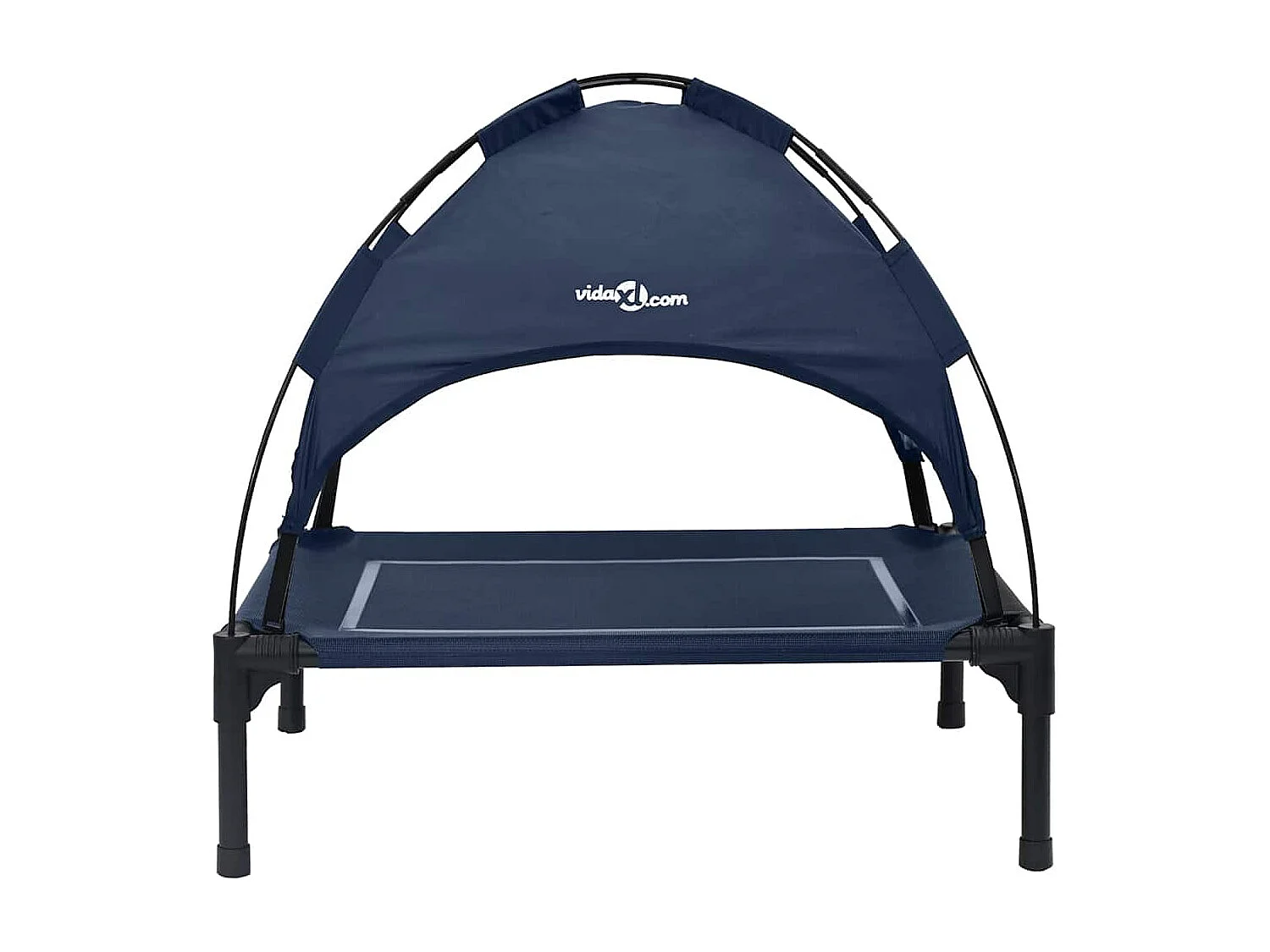 Letto per cani blu navy in acciaio