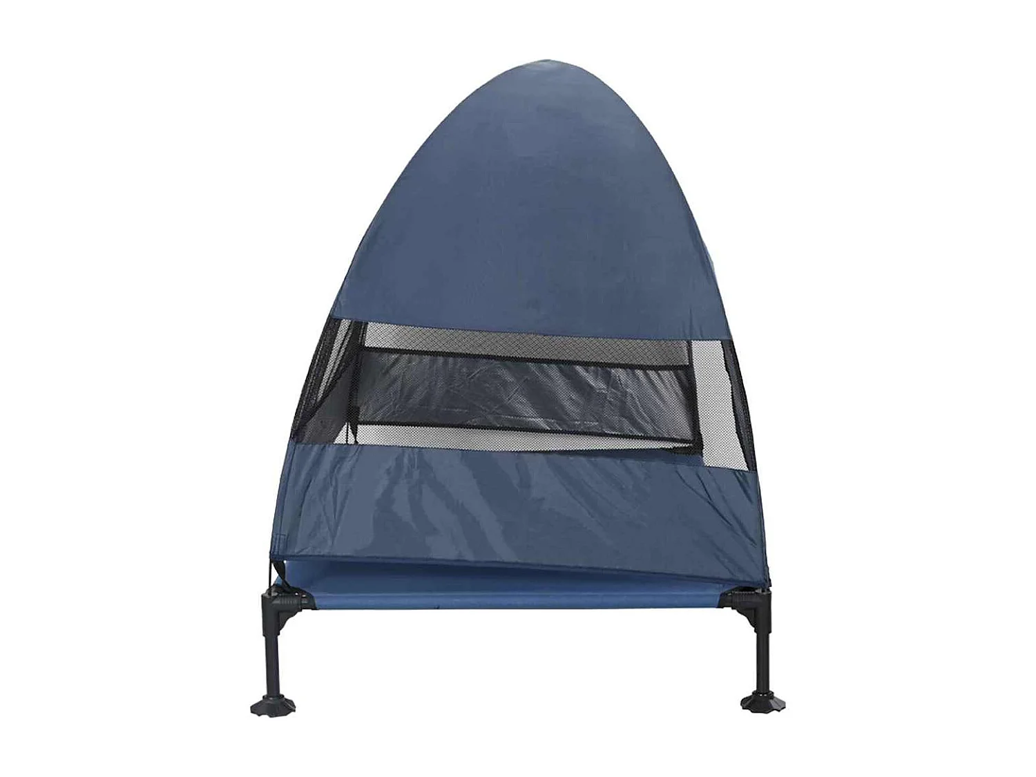Letto rialzato per cani blu navy 127 x 81 x 108 cm