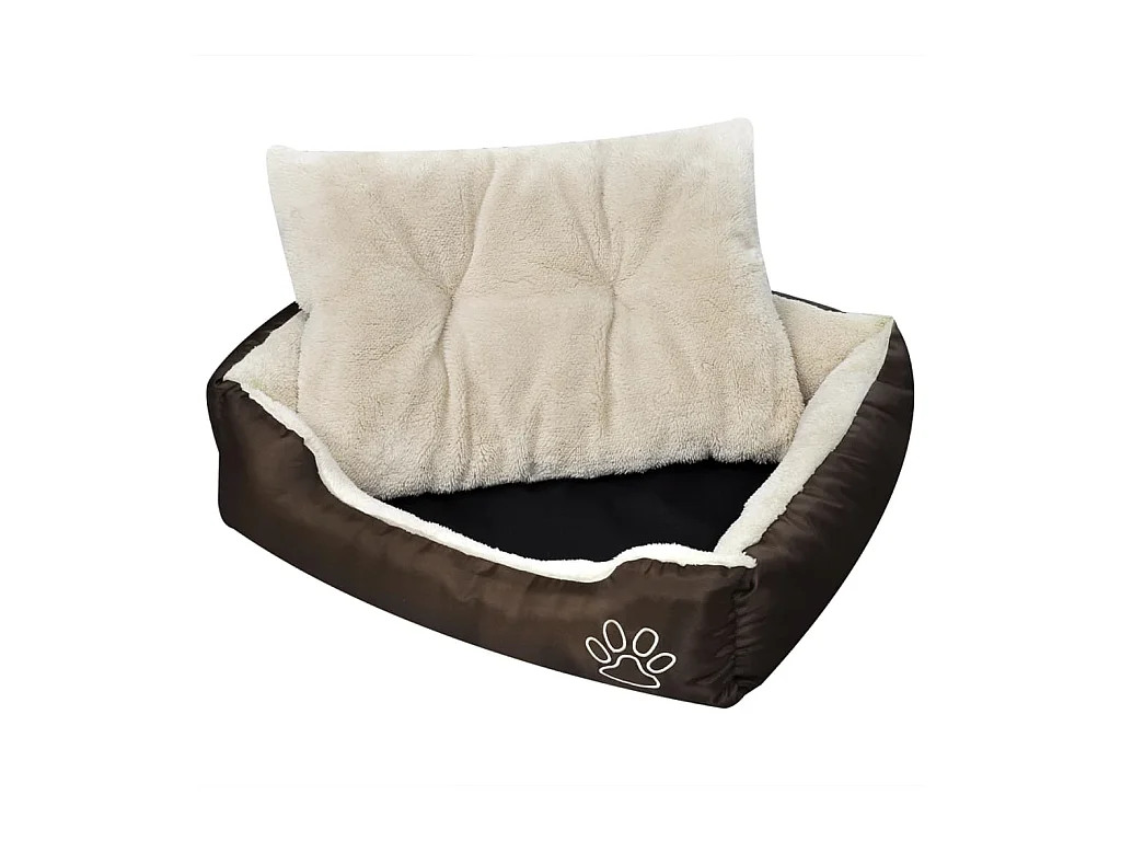 Lit pour chiens Marron et beige XXL