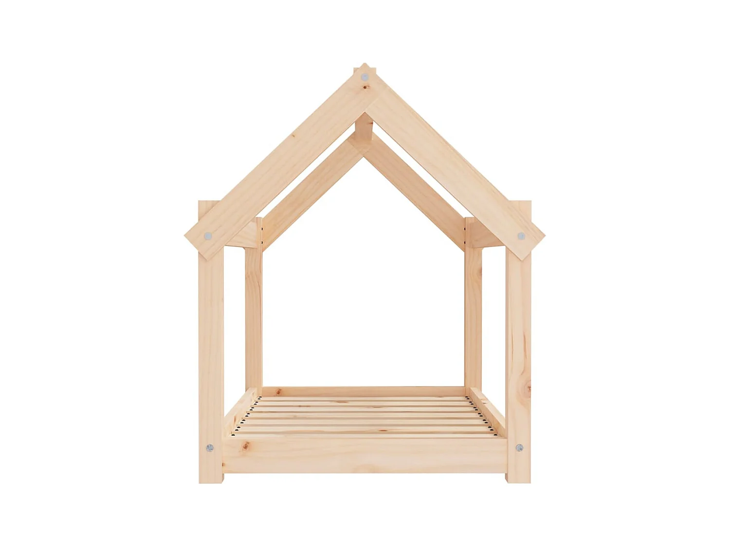 Cama para perro 81x60x70 cm Madera maciza de pino