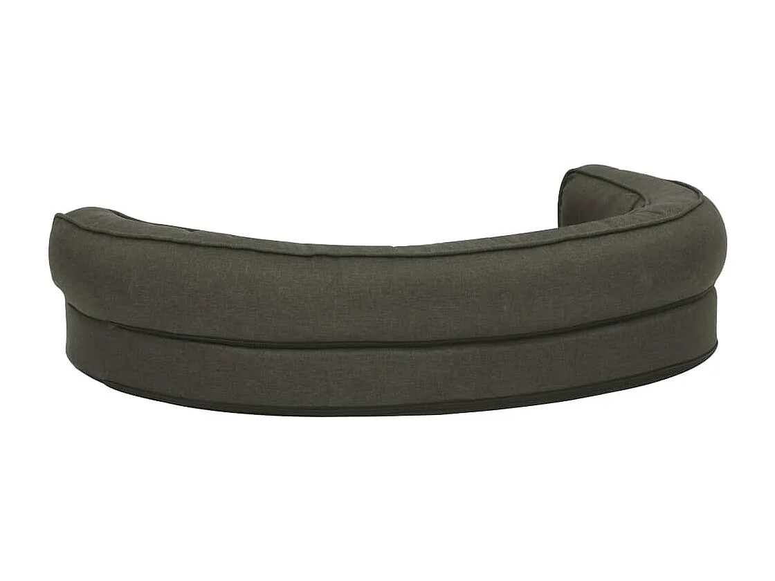Matelas de lit ergonomique pour chien 75x53 cm Aspect de lin