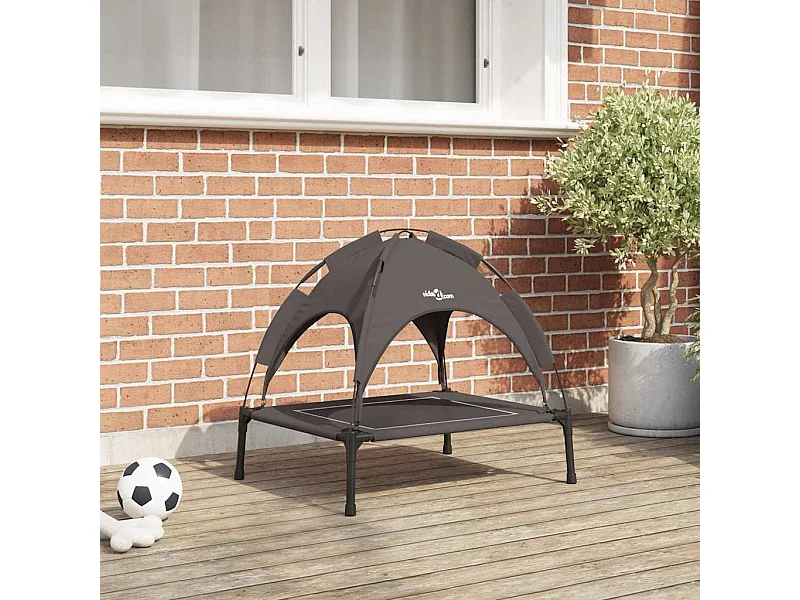 Bruin stalen hondenbed