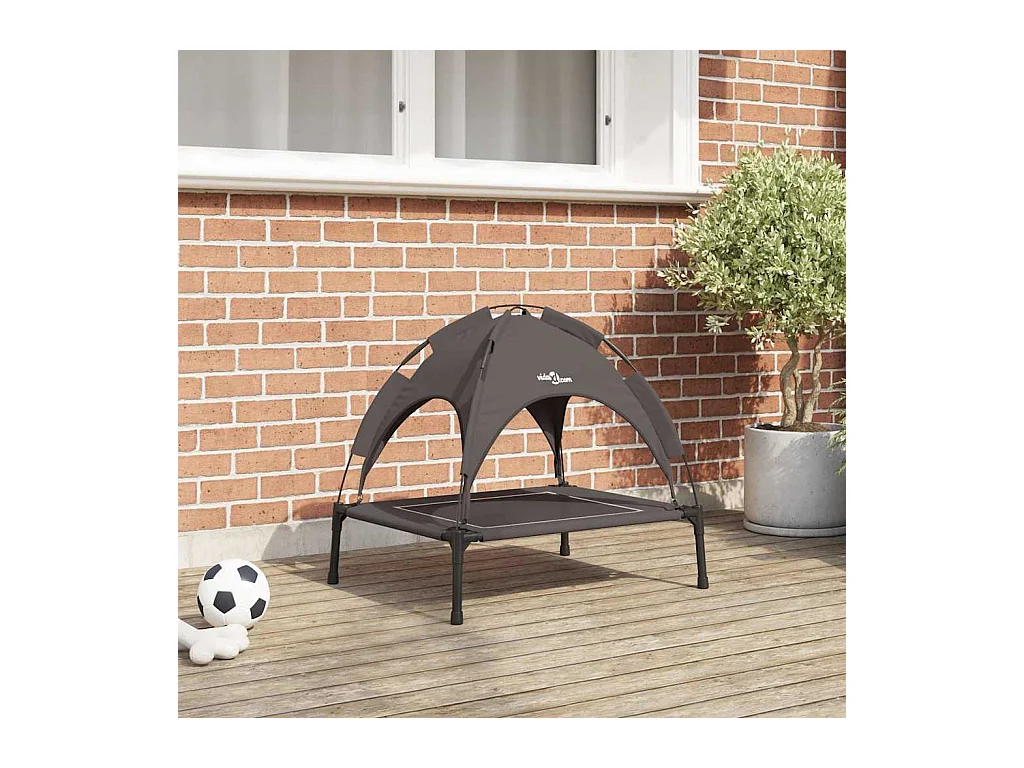 Lit pour Chien Marron s Acier