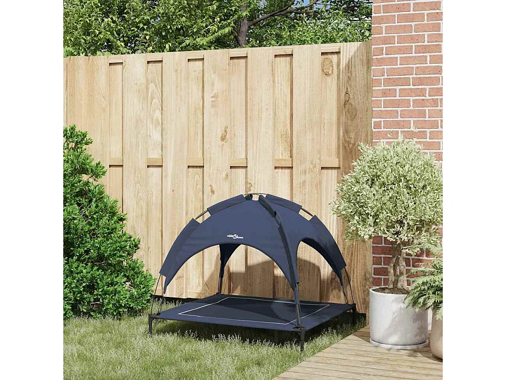 Lit pour Chien Bleu marine l Acier