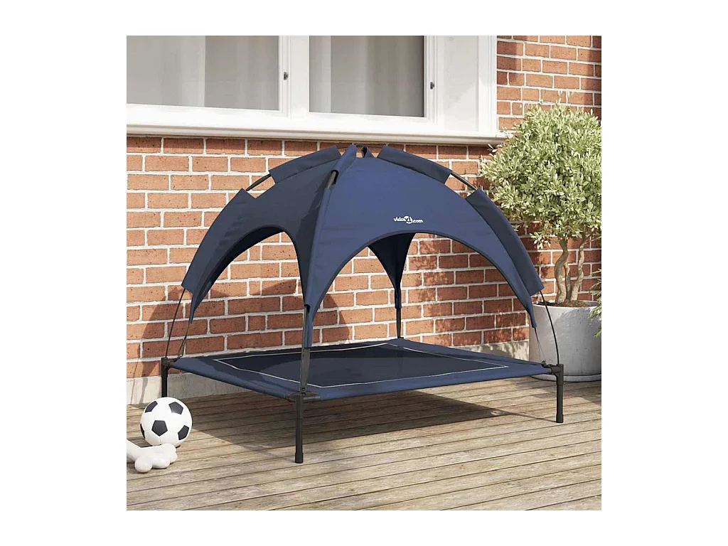 Lit pour Chien Bleu marine l Acier