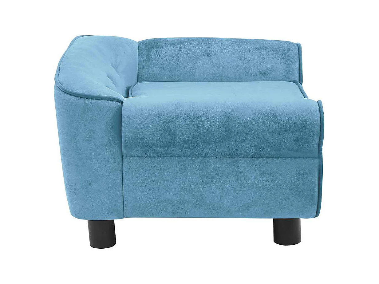 Turquoise Hondensofa 72x45x30 cm Pluche