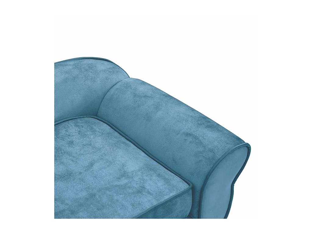 Turquoise Hondensofa 72x45x30 cm Pluche