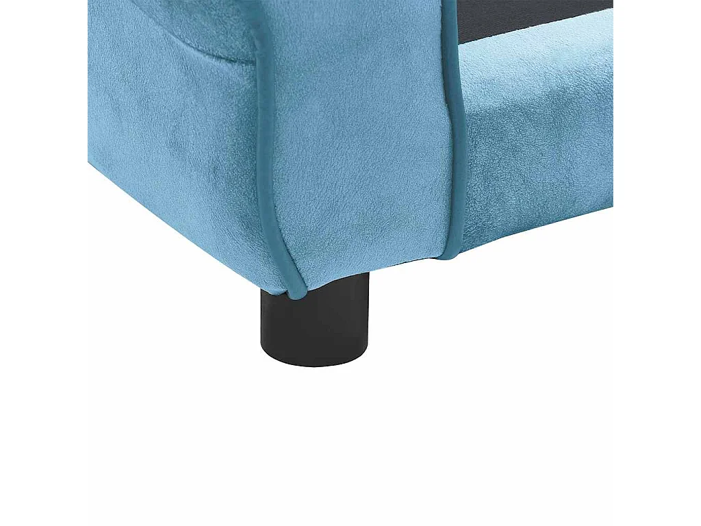 Canapé pour chien Turquoise 72x45x30 cm Peluche