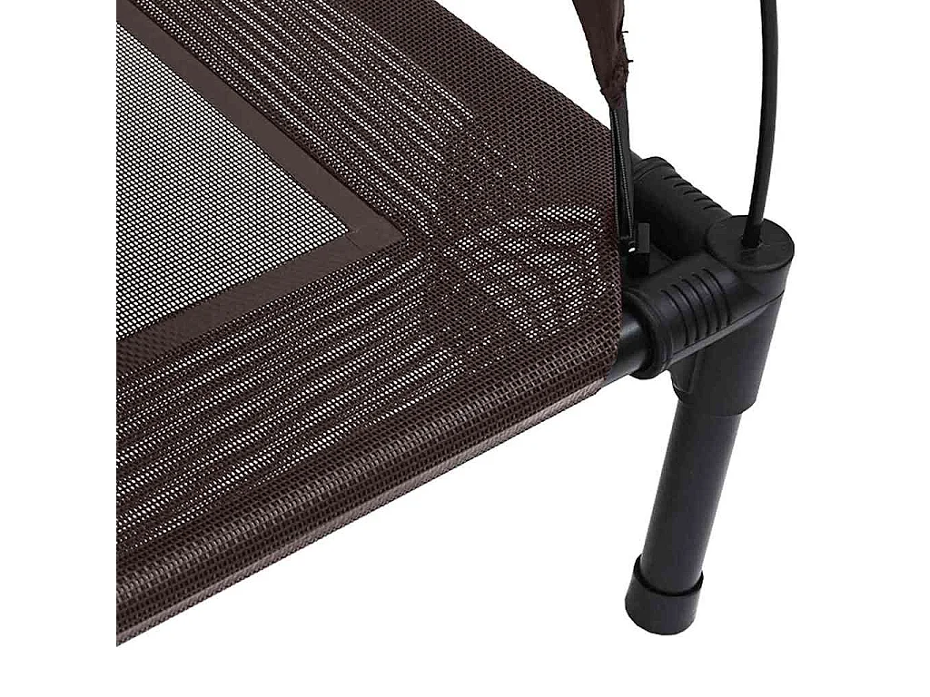 Lit pour Chien Marron m Acier