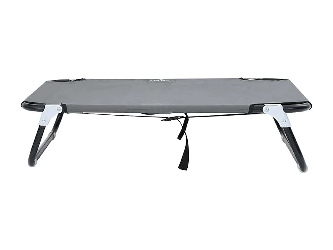 Lit pour Chien Gris clair s Tissu Oxford et Acier