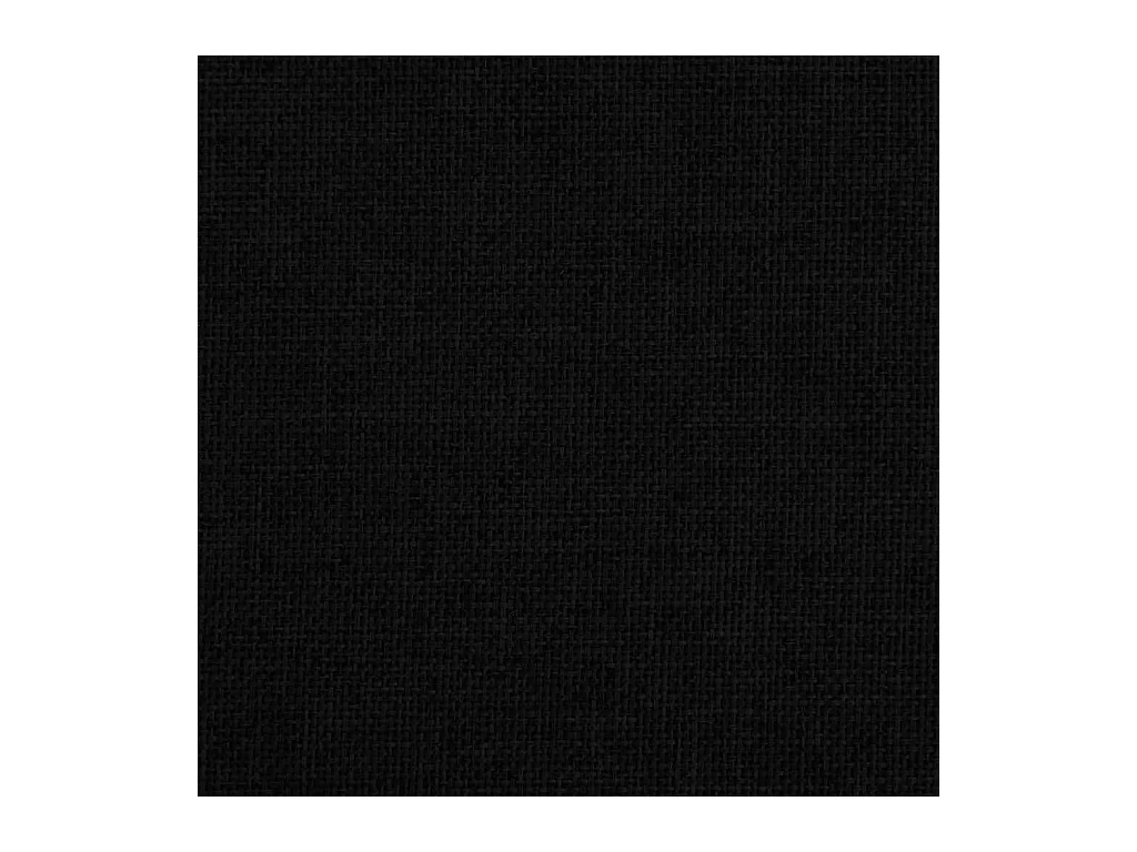 Lit pour chien noir 70x40x24 cm tissu