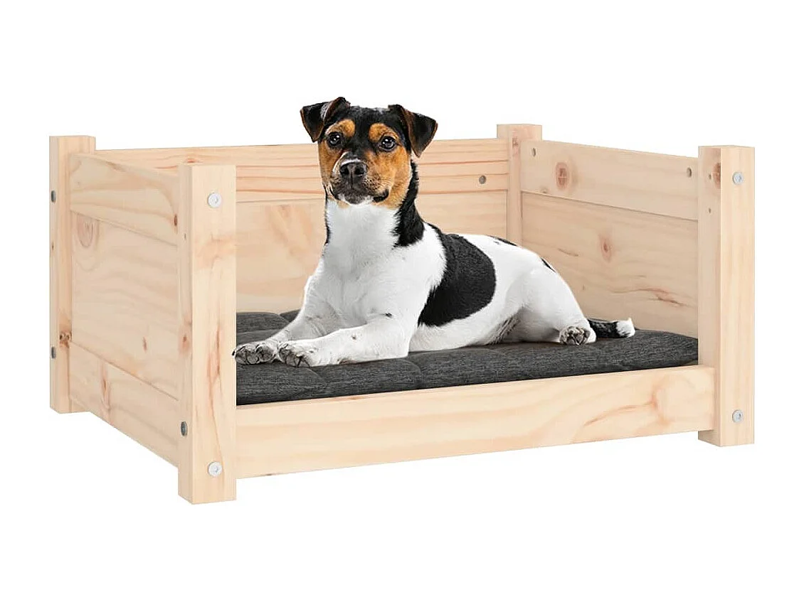 Letto per cani 55,5x45,5x28 cm Legno massello di pino