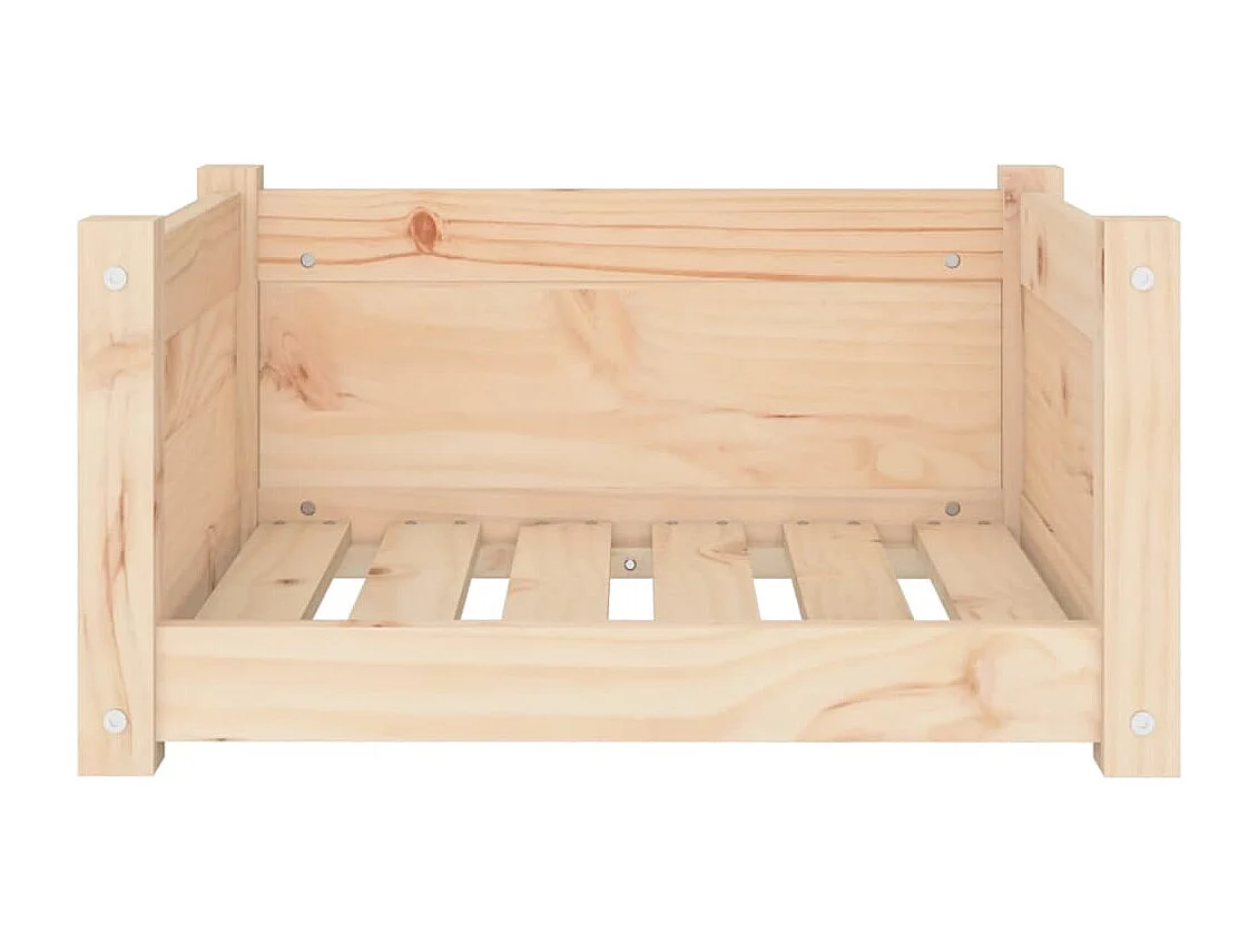 Lit pour chien 55,5x45,5x28 cm Bois massif de pin