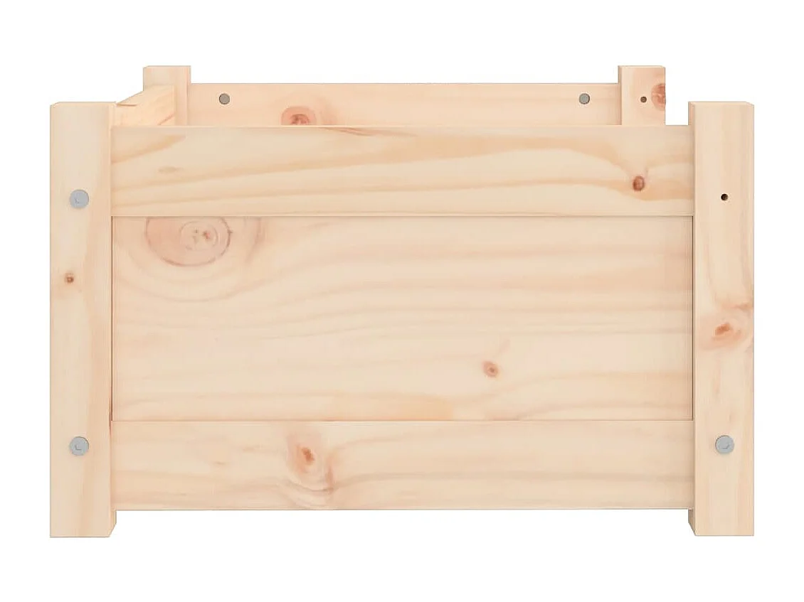 Lit pour chien 55,5x45,5x28 cm Bois massif de pin