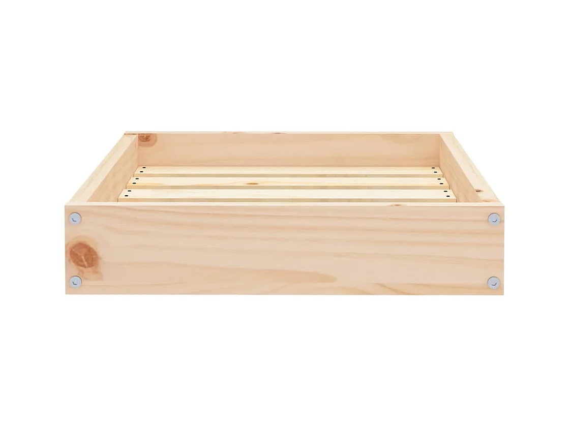 Cama para perro 51,5x44x9 cm Madera maciza de pino
