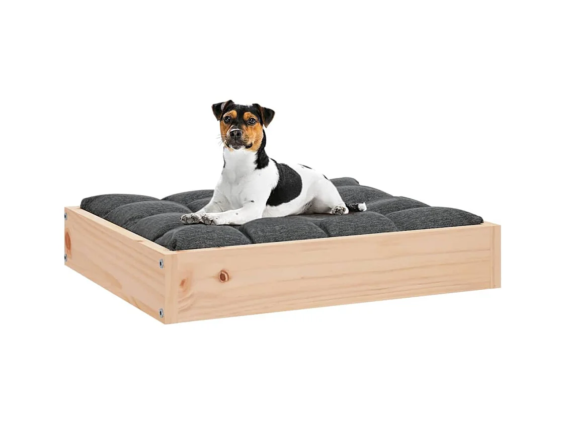 Cama para perro 51,5x44x9 cm Madera maciza de pino