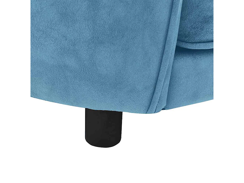 Canapé pour chien Turquoise 69x49x40 cm Peluche