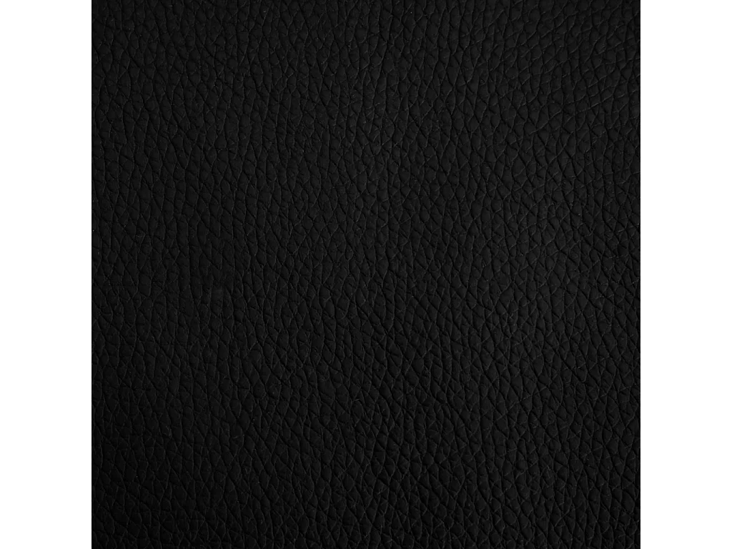 Cuccia per cani nera 80x45x30 cm in similpelle