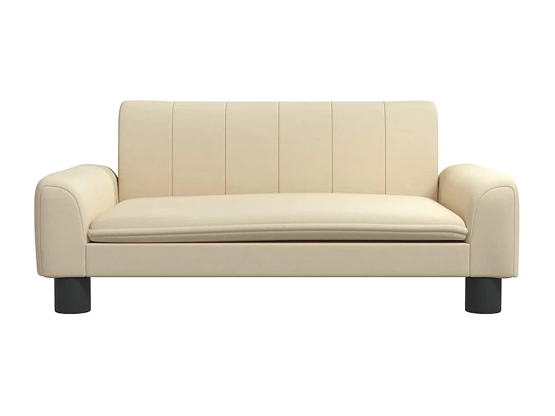 Crèmekleurige hondenmand 70x45x30 cm stof