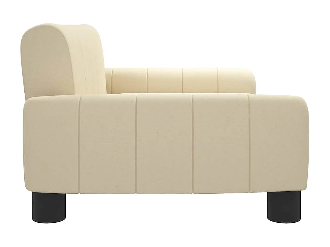 Crèmekleurige hondenmand 70x45x30 cm stof