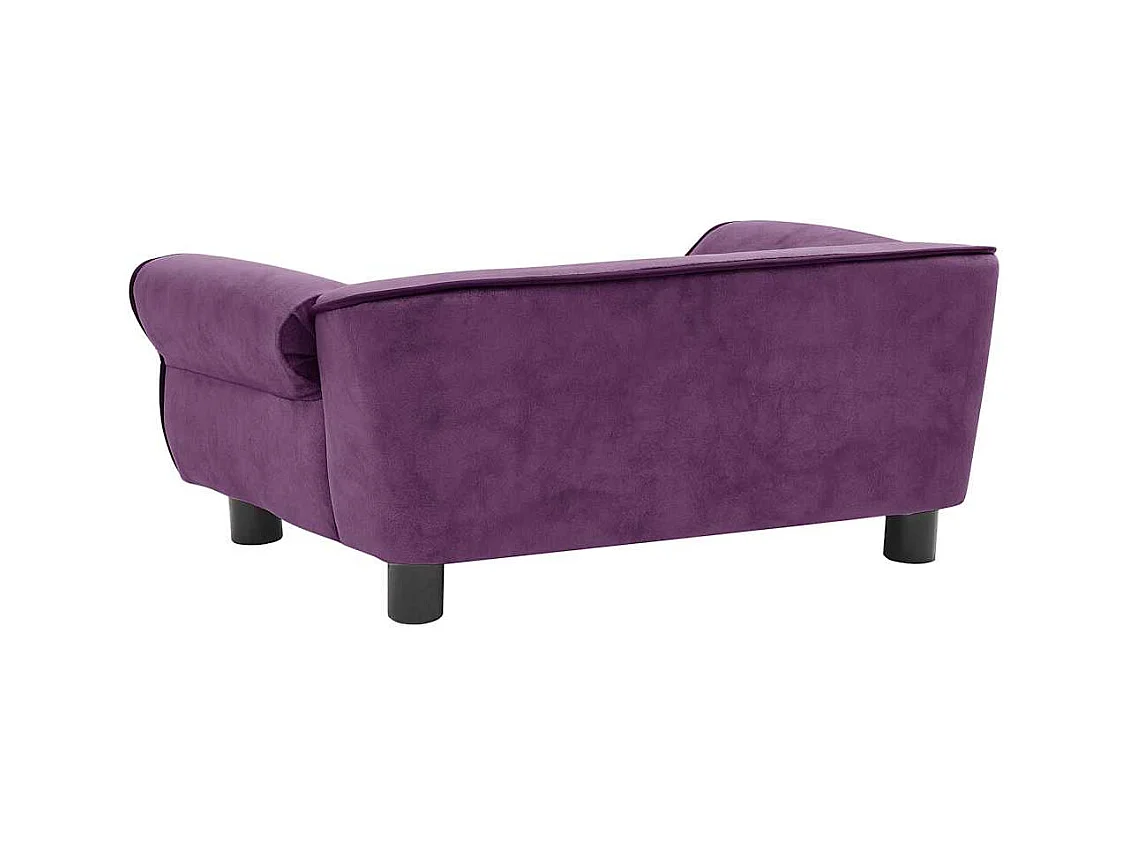 Bordeaux Hondensofa 72x45x30 cm Pluche
