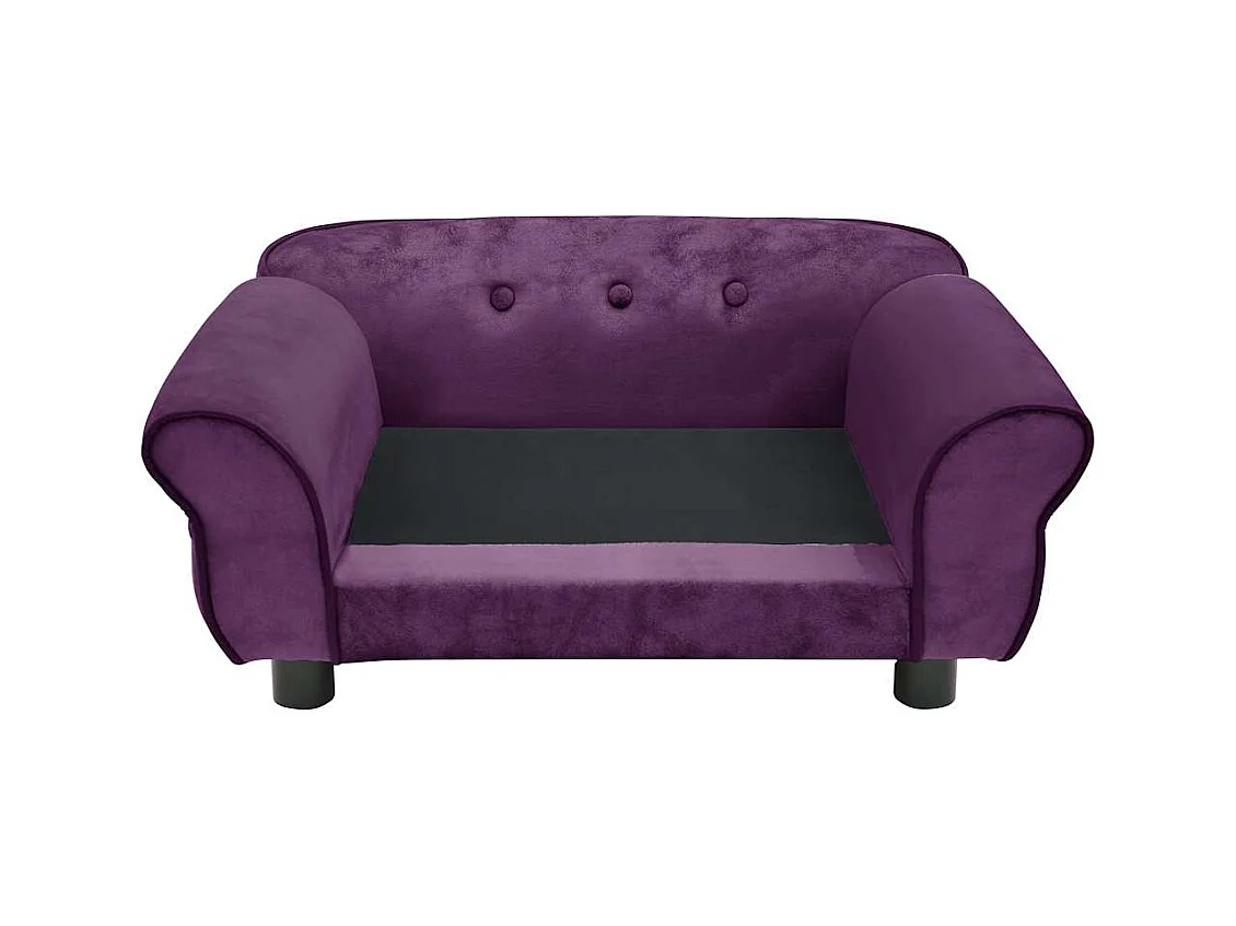 Bordeaux Hondensofa 72x45x30 cm Pluche