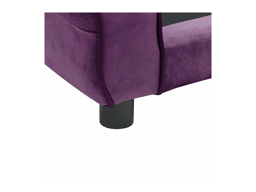 Bordeaux Hondensofa 72x45x30 cm Pluche