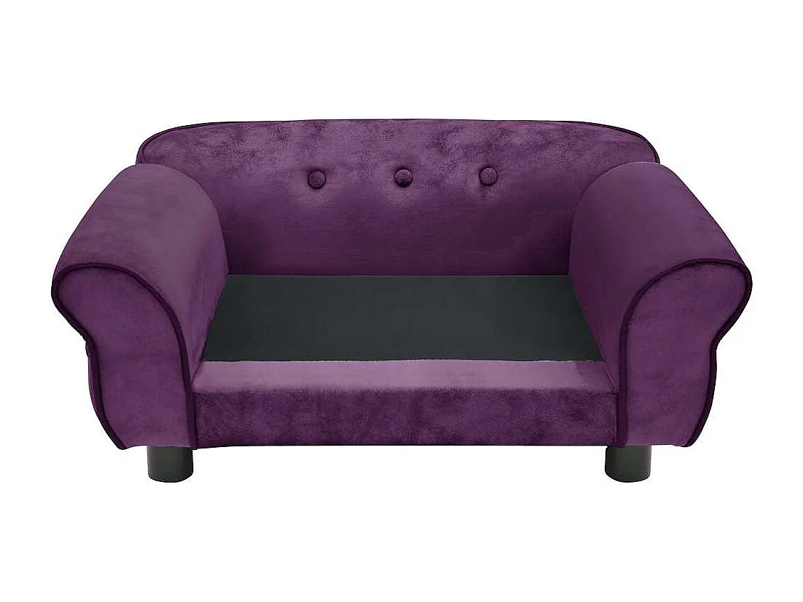 Canapé pour chien Bordeaux 72x45x30 cm Peluche