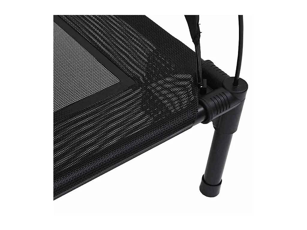 Lit pour Chien Noir s Acier